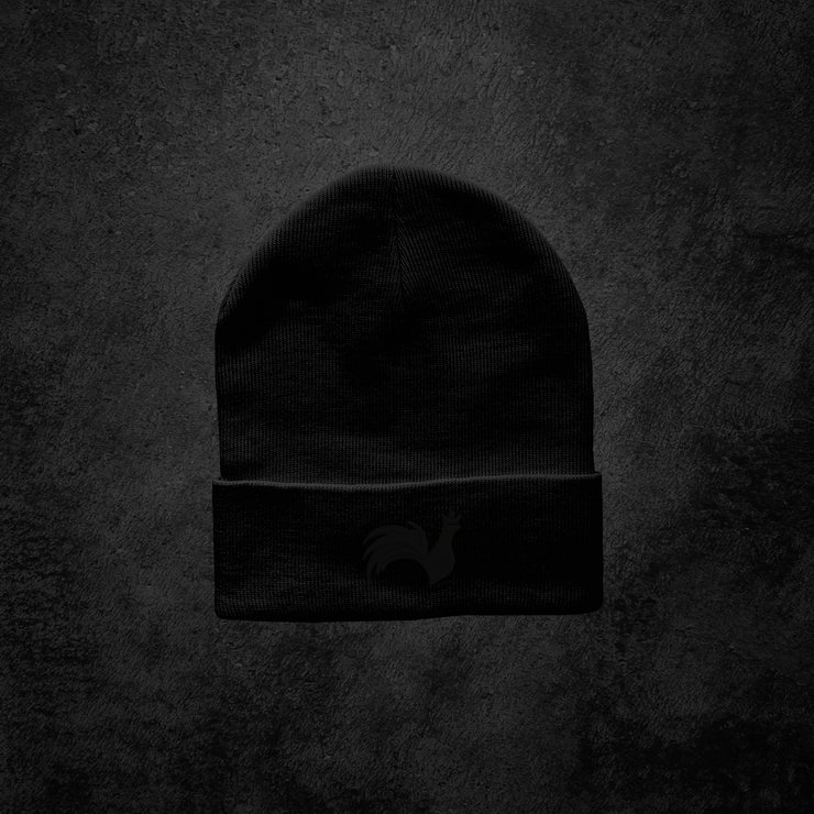 Black Fisherman Beanie